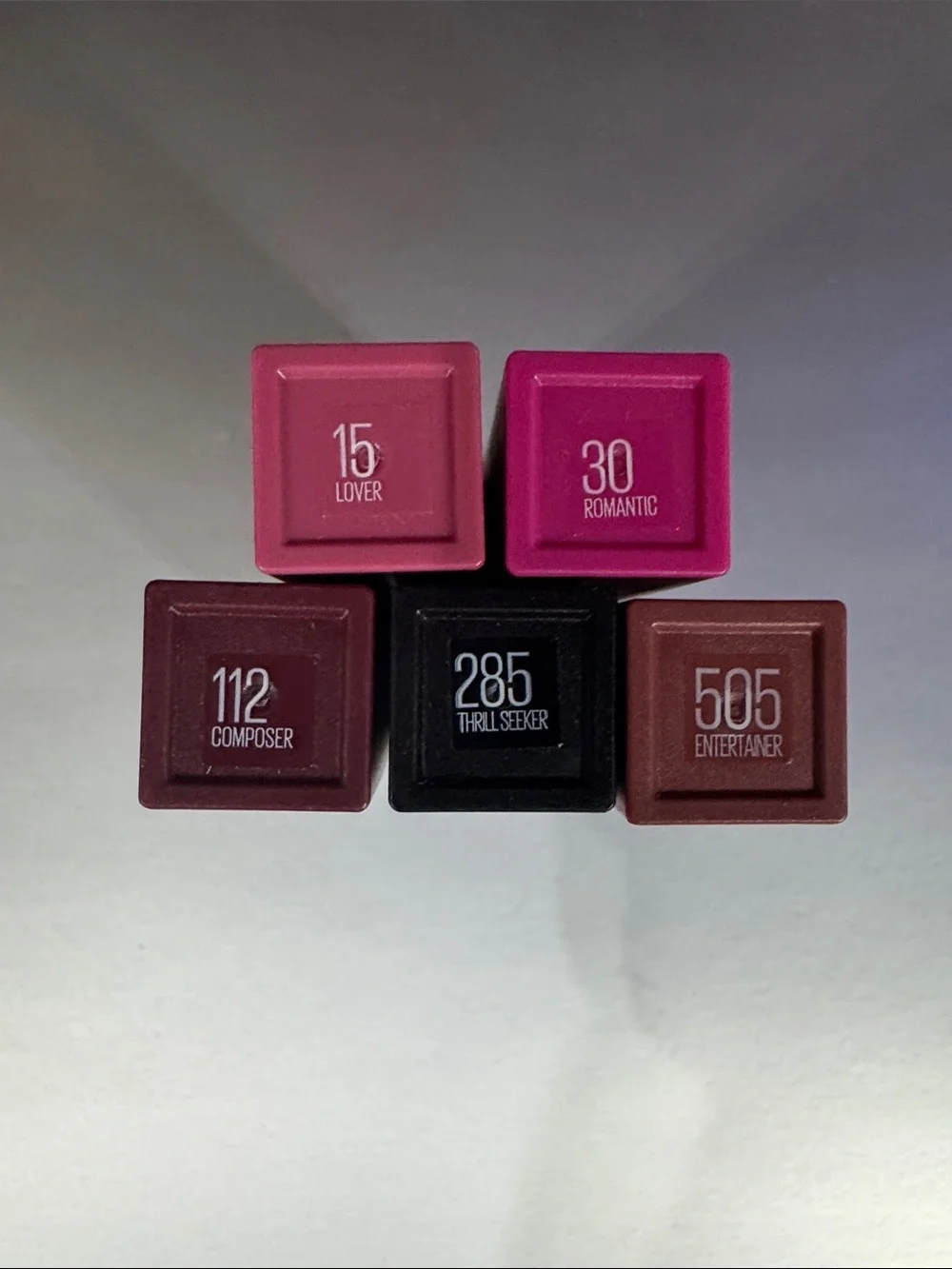 Maybelline Matte Ink Superstay Lipstick - Pink, Mauve, Plum, Wine, Brown Shades